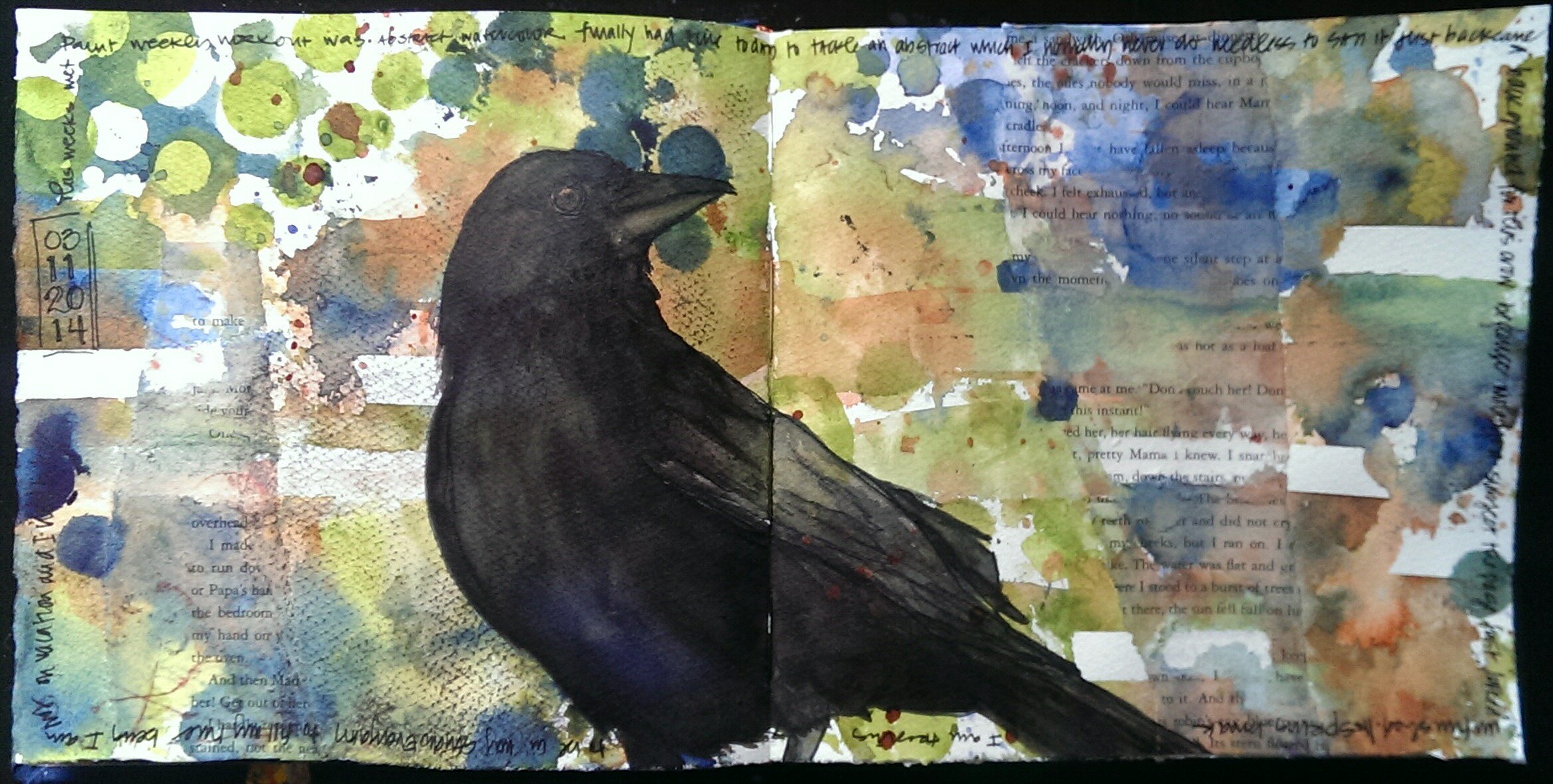 A journal page, one step at a time